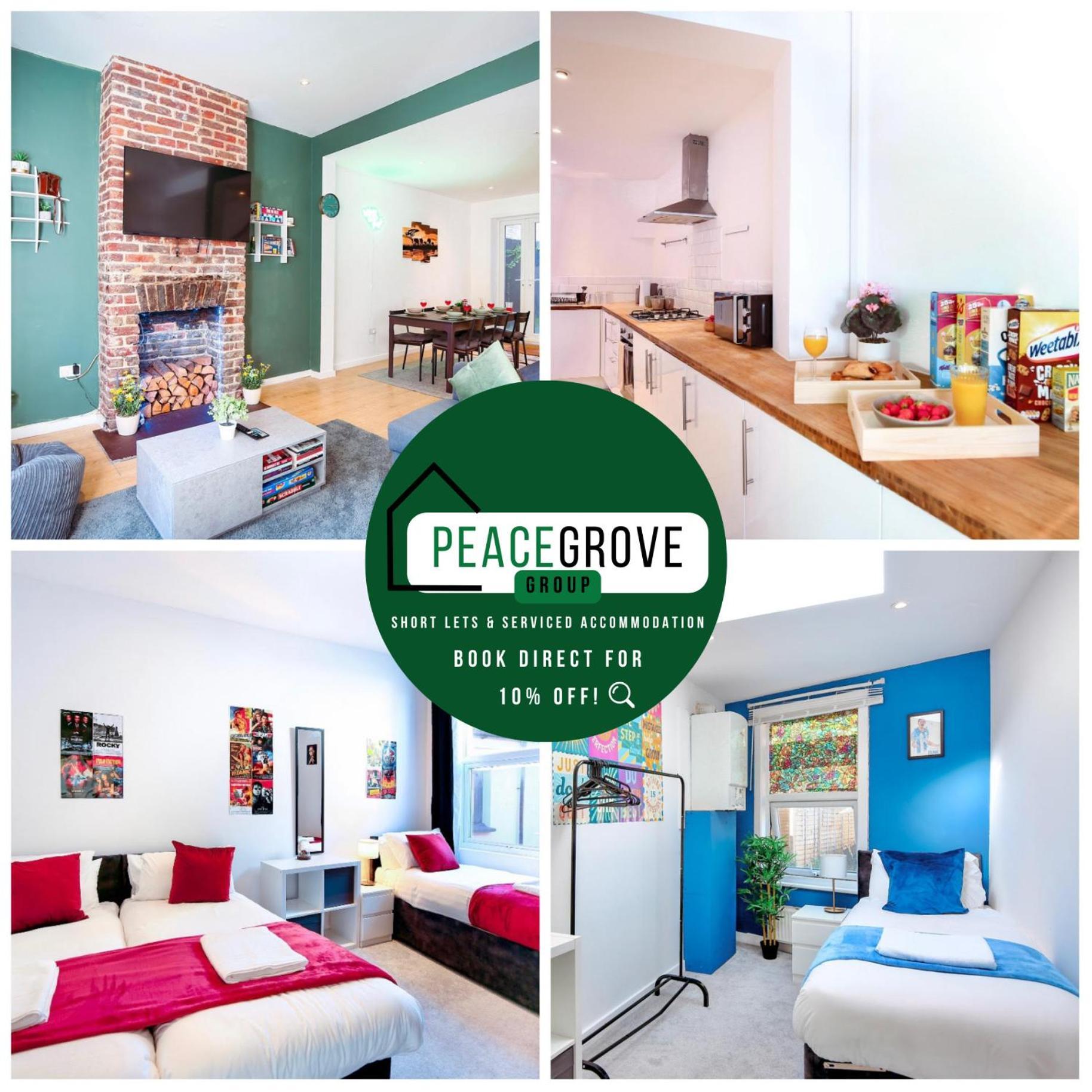 Three Bedroom House By Peacegrove Homes Short Lets & Serviced Accommodation Brighton With Free Wifi & Pet Friendly Eksteriør bilde